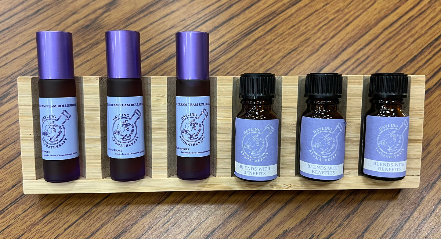 Aromatherapy Rollerball - Blends with Benefits - The Dream Team sleep support rollerball with essential oils of lavender, lemon, chamomile and vetiver.