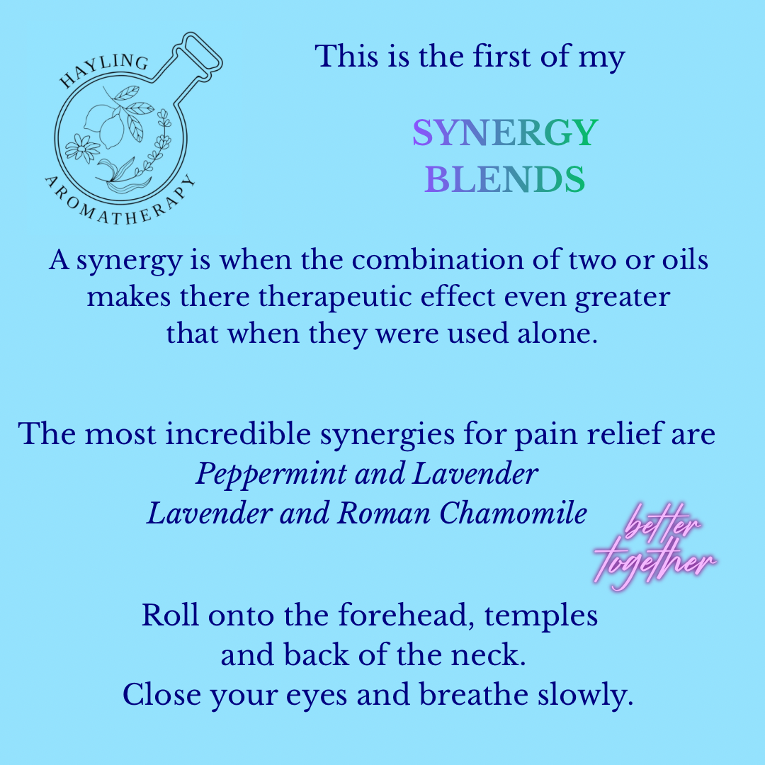 Aromatherapy Rollerball - the 'Head- Ease' synergy blend.