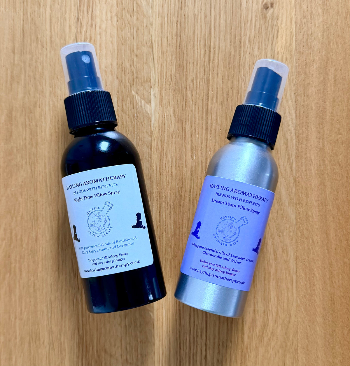 Aromatherapy Pillow Spray made with essential oils of Lavender, Lemon, Chamomile and Vetiver 100ml.