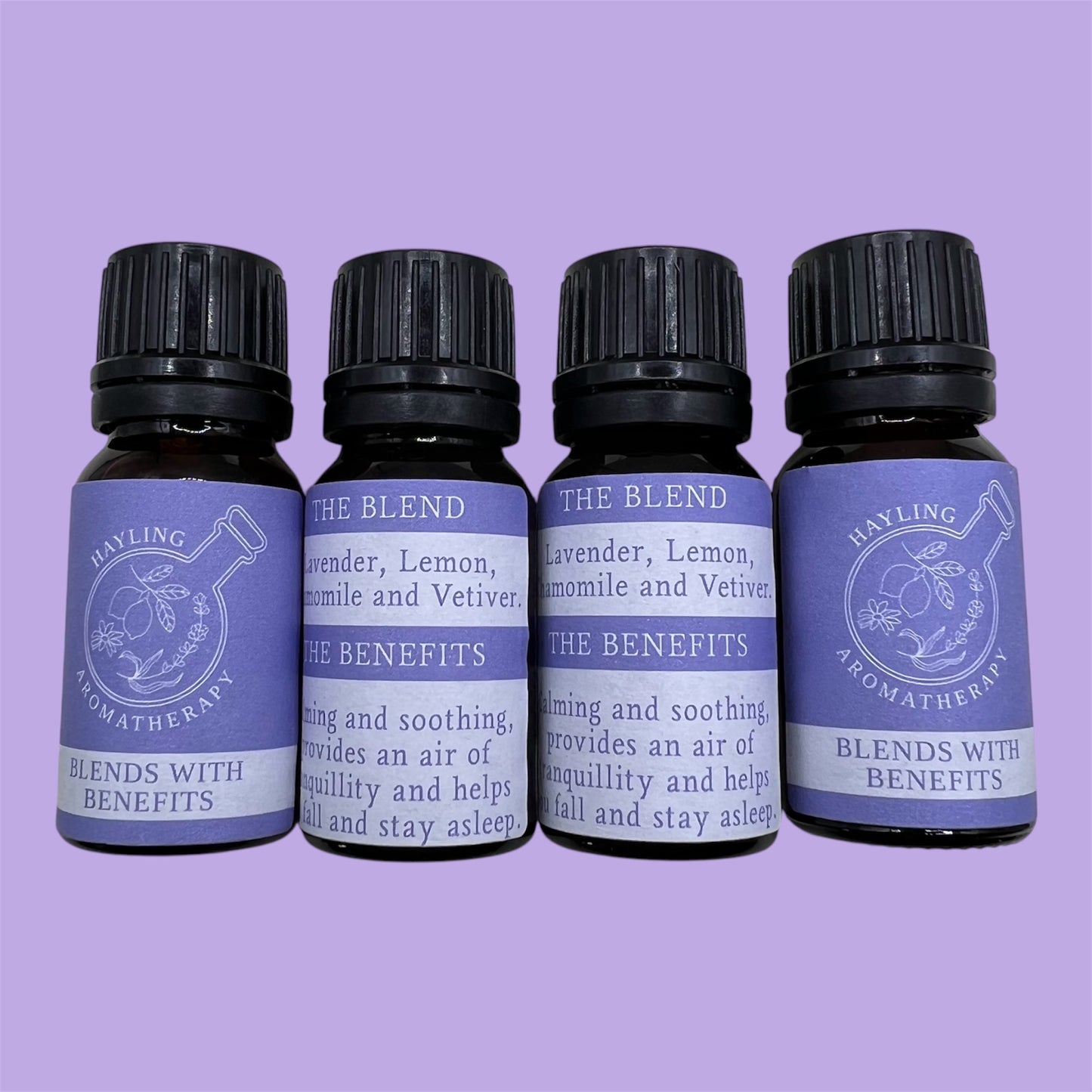 Aromatherapy 'Dream Team' Sleep support essential oil blend. Calming and soothing for insomnia. Provides an air of tranquillity. Helps you fall and stay asleep. 10ml