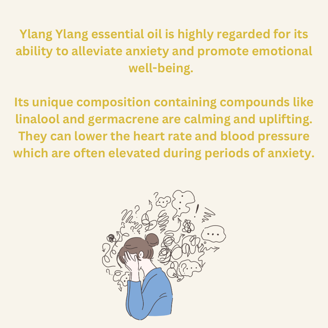 Pure Essential Oil of Ylang Ylang. Cananga Odorata 10ml. Sweet floral aroma. A wonderful oil for calming and soothing the mind.