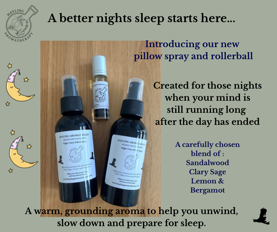 Aromatherapy Pillow Spray - with essential oils of Sandalwood, Clary Sage, Bergamot and Lemon. 100ml