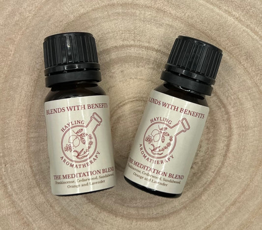 Aromatherapy ‘Blends with Benefits’ - Meditation  essential oil blend.