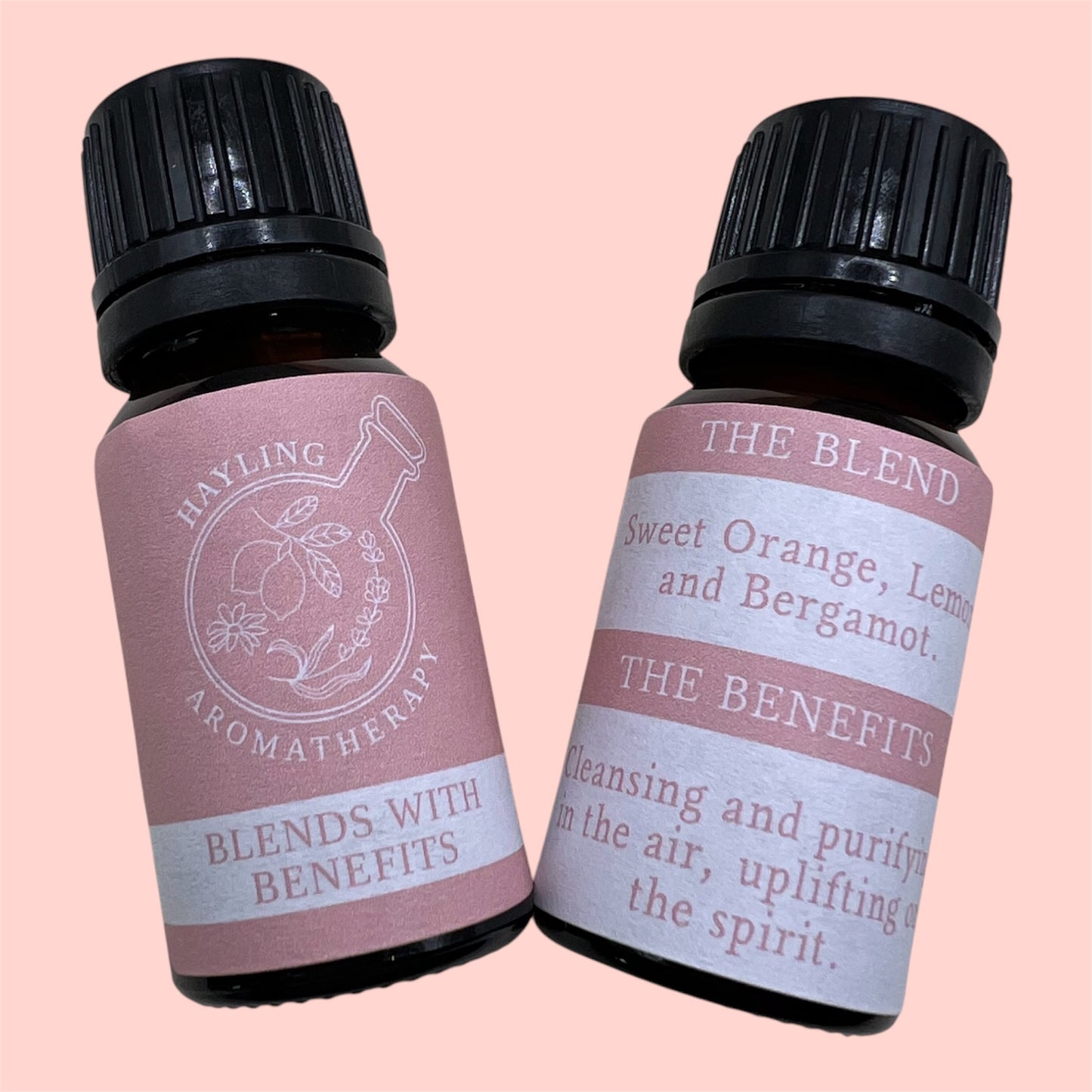Aromatherapy essential oil refreshing blend. Cleansing and purifying in the air. Uplifting on the spirit.