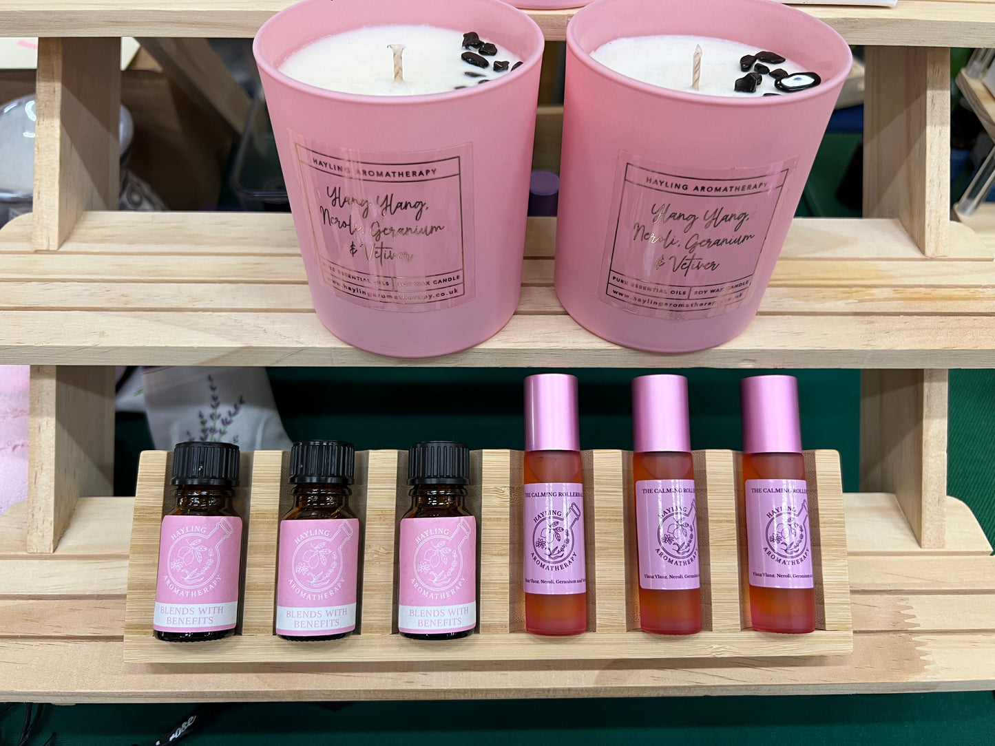 Aromatherapy anxiety support rollerball with essential oils of Ylang Ylang, Neroli, Geranium and Vetiver.