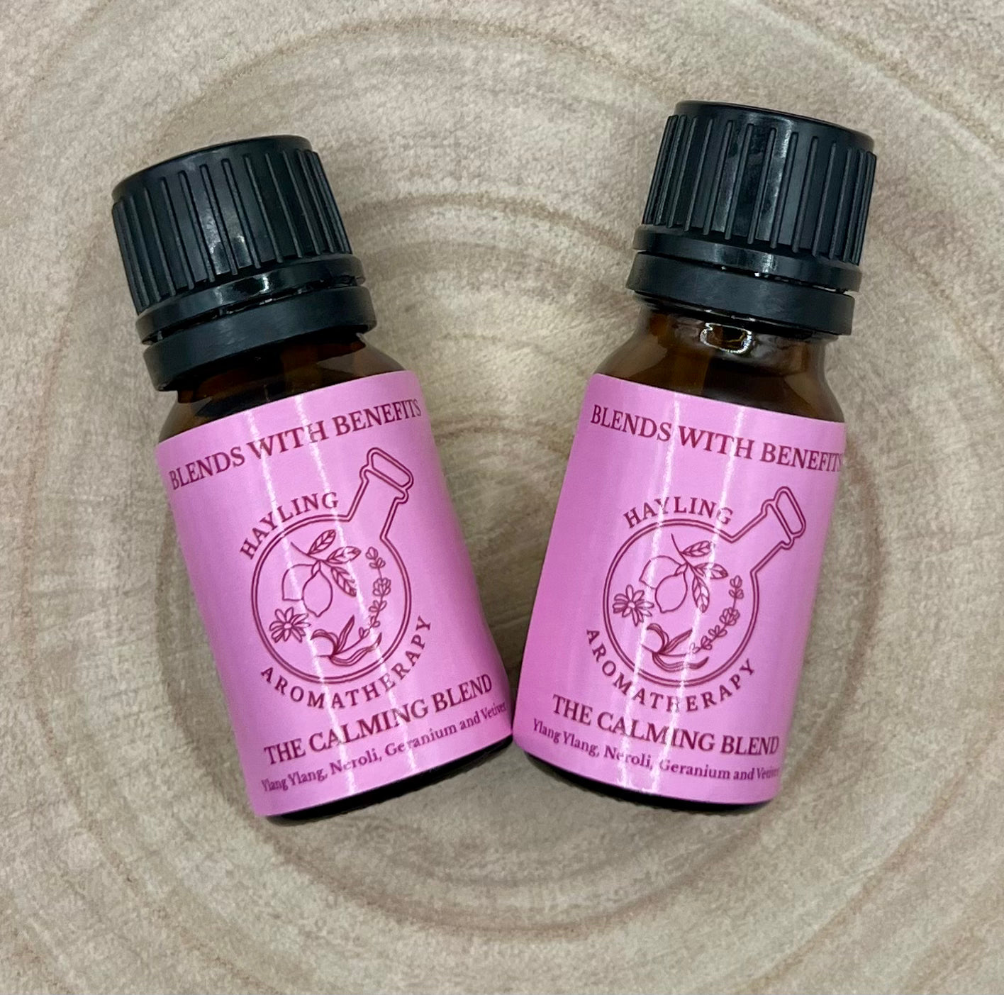 Aromatherapy ‘Blends with Benefits’ - Calming Essential Oil Blend | Relaxing aromatherapy for stress and anxiety relief (10ml)