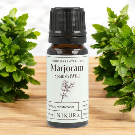 Pure Essential Oil of Marjoram. Thymus Mastichina. 10ml. Refreshing, soothing and balancing.