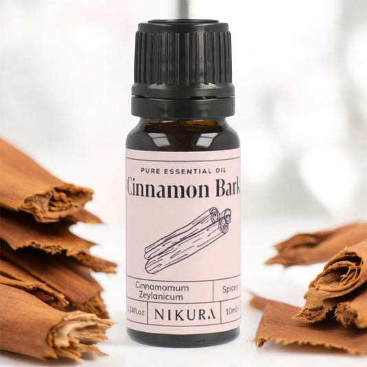 Pure Essential Oil of Cinnamon Bark. Cinamomum Zeylnicum 10ml. Warm, spicy scent. Immune boosting and uplifting on the mood.